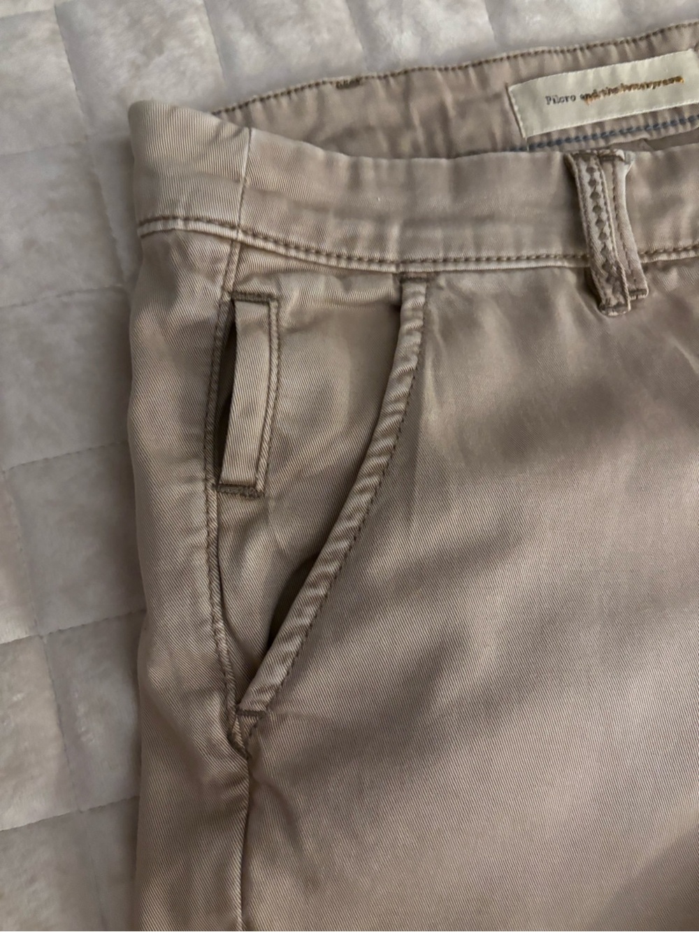 Pilcro and the Letterpress Hyphen Chino Shorts Women’s Size 30 Beige - Picture 6 of 9